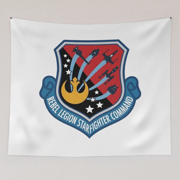 Item preview, Rebel Legion Starfighter Command Shield Patch designed and sold by CharlieDesings.