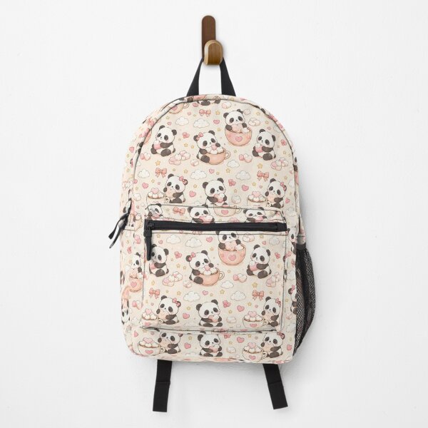 Artikelvorschau, Panda-Liebes-Marshmallow-Kawaii-Muster entworfen und verkauft von Soft Berry Studio.