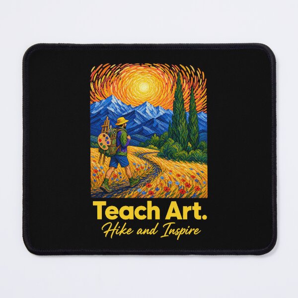 Item preview, Teach Art. Hike and Inspire. Art Teacher Gift designed and sold by Betsytiptoe.
