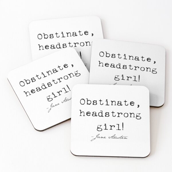 Item preview, Obstinate Headstrong Girl Jane Austen  designed and sold by rodyauscaklo.