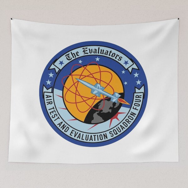 Item preview, US Navy VX-4 Air Test and Evaluation Squadron Four "The Evaluators" Patch designed and sold by CharlieDesings.