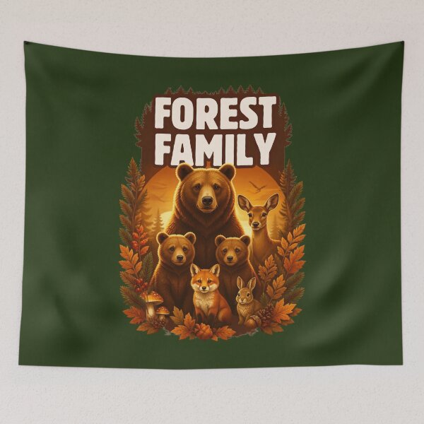 Item preview, Forest Family Wilde Fores Life designed and sold by GoGreenlove.
