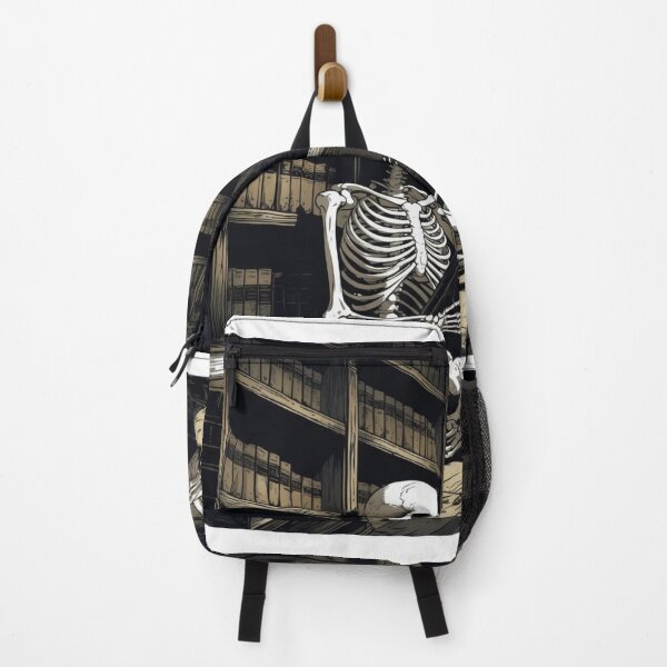 Item preview, Dark Academia Skeleton - Book Lover Gothic Quote designed and sold by NeuralAuraArts.