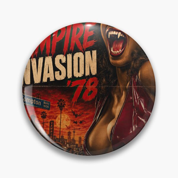 Item preview, Compton Vampire Invasion ’78 – Retro Grindhouse Urban Horror Poster designed and sold by obstinator.