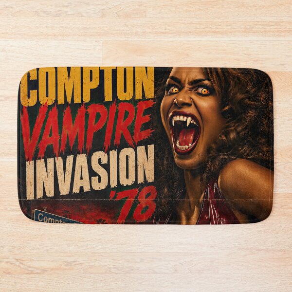 Item preview, Compton Vampire Invasion ’78 – Retro Grindhouse Urban Horror Poster designed and sold by obstinator.