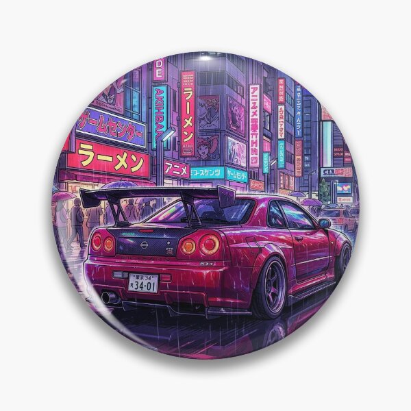 Item preview, Tokyo Night JDM Drift - Anime Style Street Racing Art designed and sold by TurboWear.
