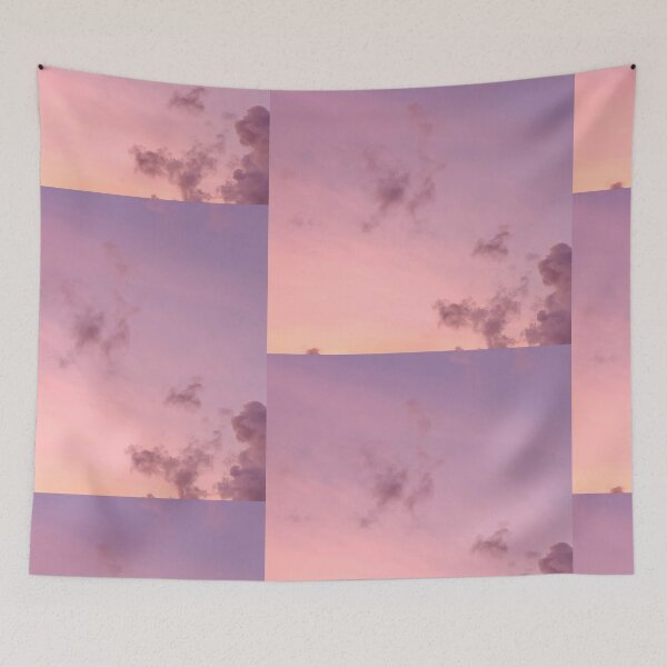 Item preview, Soft Cotton Candy Pastel Sunset Clouds Pattern designed and sold by ranivibes008.