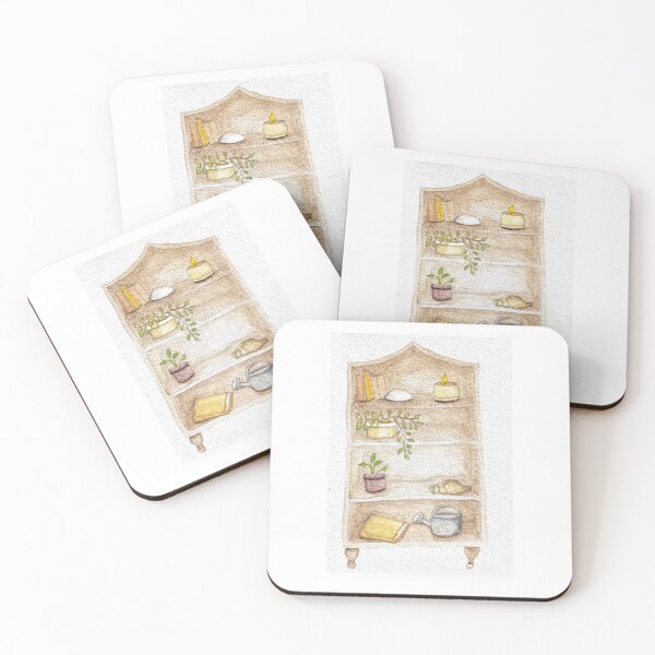 Item preview, Watercolor wooden shelf designed and sold by Aqacutie.