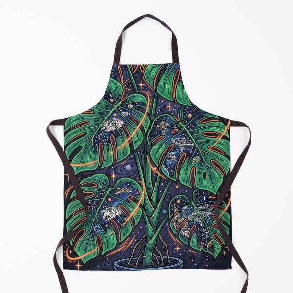 Item preview, Cosmic Monstera Galaxy Space Plant Illustrative Surreal Art designed and sold by Pride Emblem Prints.
