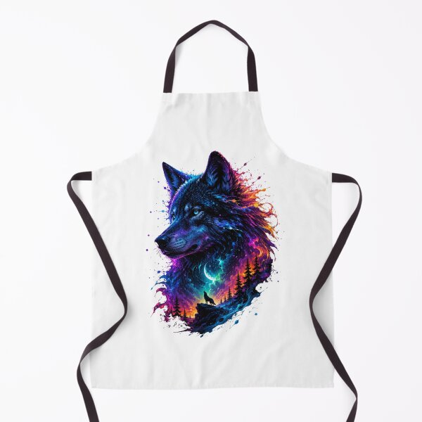 Item preview, Neon Cosmic Wolf designed and sold by MySthore.