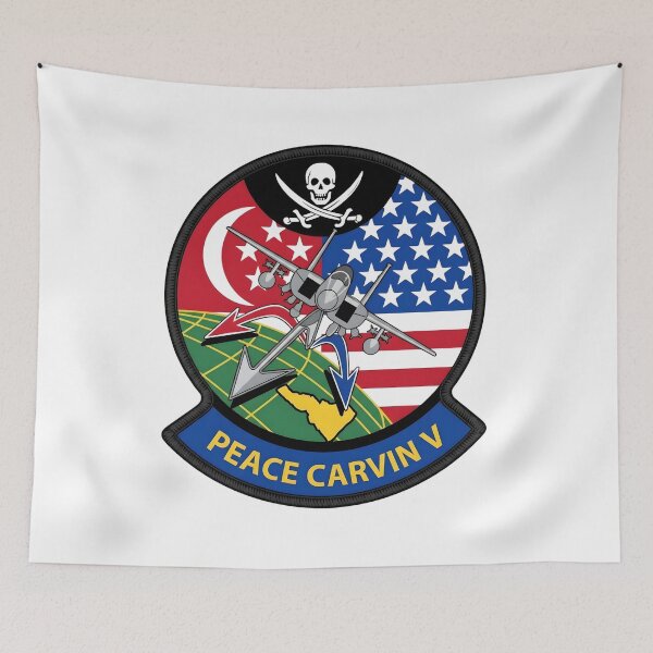 Item preview, RSAF Peace Carvin V Detachment Mountain Home AFB Patch designed and sold by CharlieDesings.