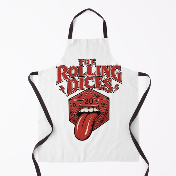 Item preview, The Rolling Dices - Epic TTRPG Classic Rock Merch designed and sold by Dice_Goblin_Studio.