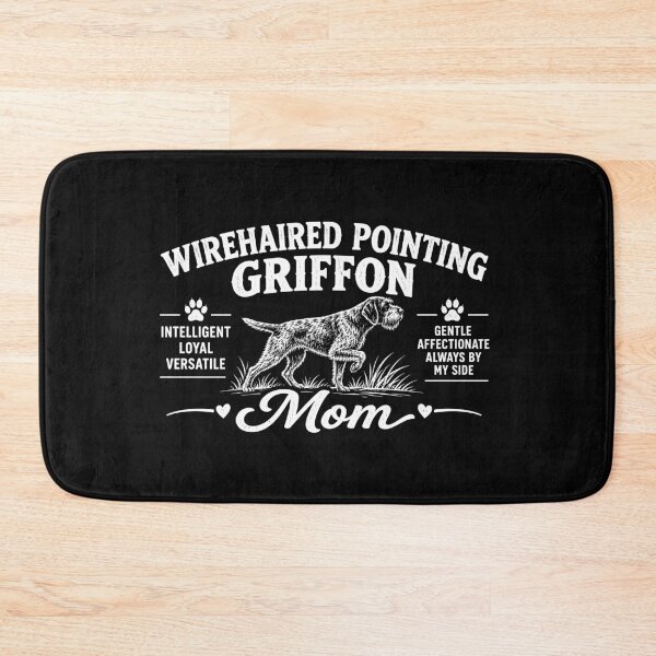 Item preview, Wirehaired Pointing Griffon Mom designed and sold by BrunoLinuxArt.