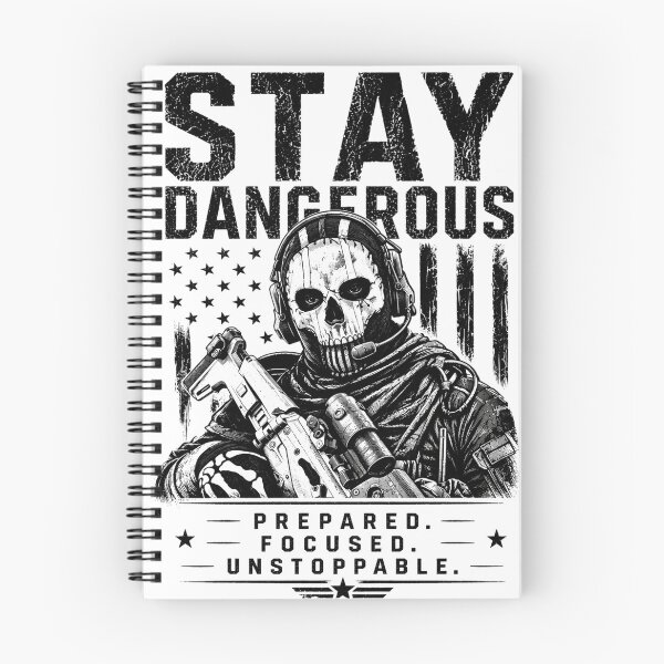 Item preview, Stay dangerous skull mask tactical operator  designed and sold by YogiSK.