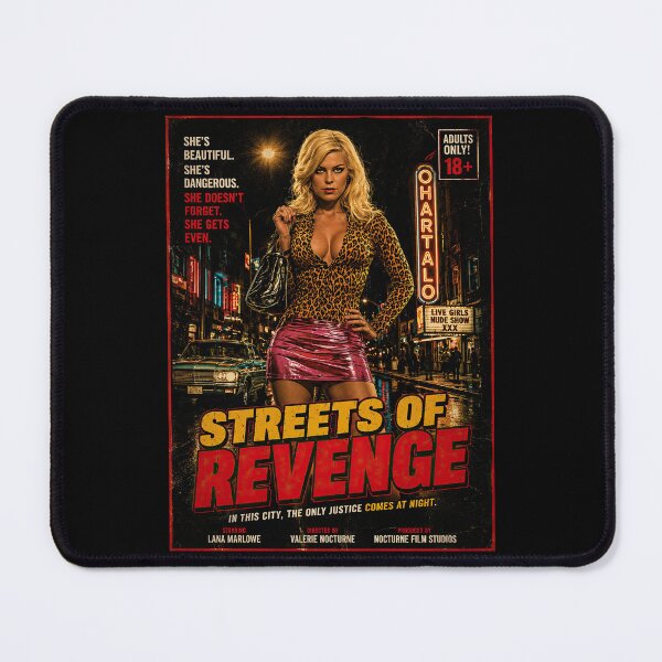 Item preview, Streets of Revenge – 80s Grindhouse Urban Action Poster designed and sold by obstinator.