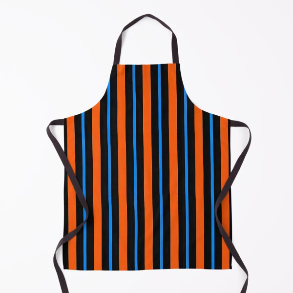 Item preview, Modern Orange and Electric Blue Vertical Stripes designed and sold by FilBlue.
