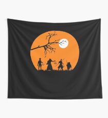 Halloween Pumpkin Moon Scary Wandbehang