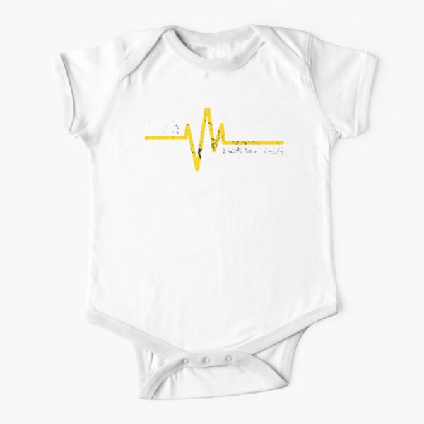 911 Emergency Dispatchers Thin Yellow Line Heartbeat Baby One Piece By Normaltshirts Redbubble