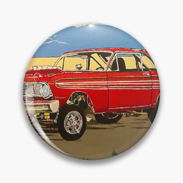 Item preview, Painting of a Red gasser car designed and sold by 001slick001.