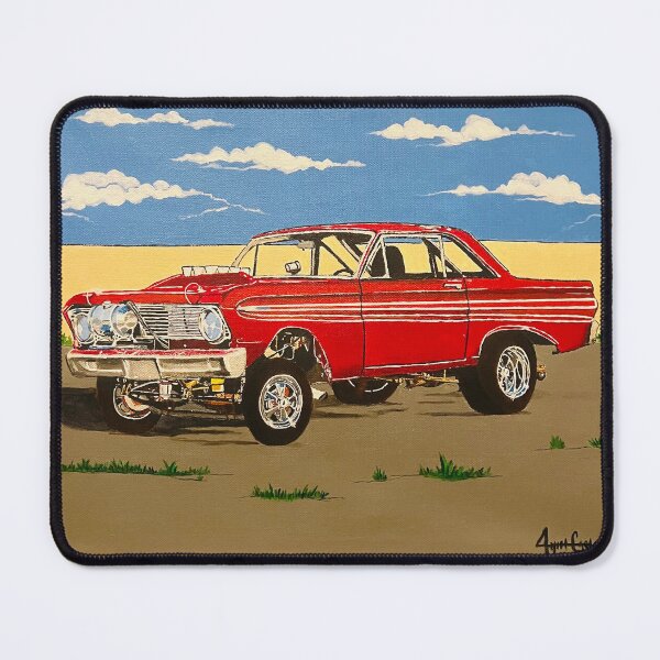 Item preview, Painting of a Red gasser car designed and sold by 001slick001.