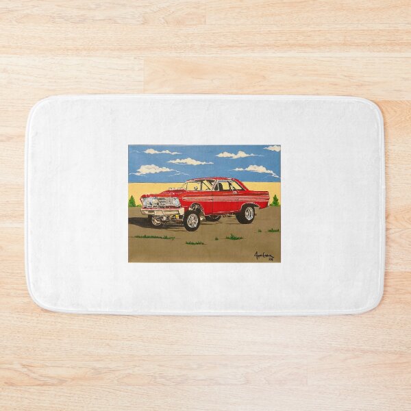 Item preview, Painting of a Red gasser car designed and sold by 001slick001.