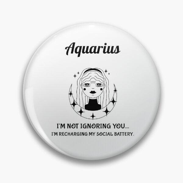Item preview, Classic Aquarius Quote  designed and sold by AiraDesignsLtd.