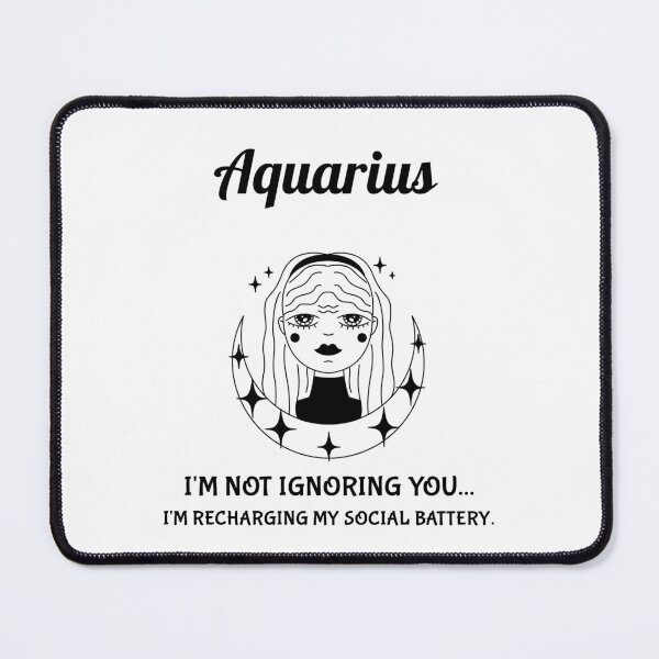 Item preview, Classic Aquarius Quote designed and sold by AiraDesignsLtd.