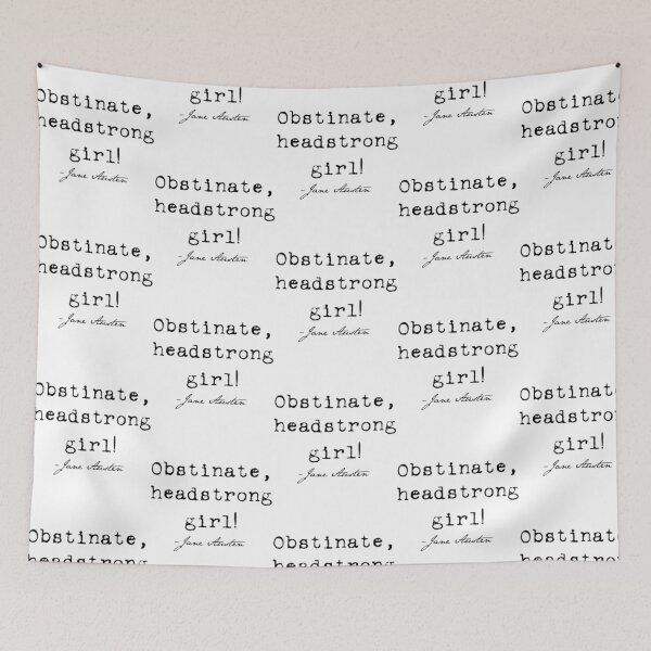Item preview, Obstinate Headstrong Girl Jane Austen designed and sold by rodyauscaklo.