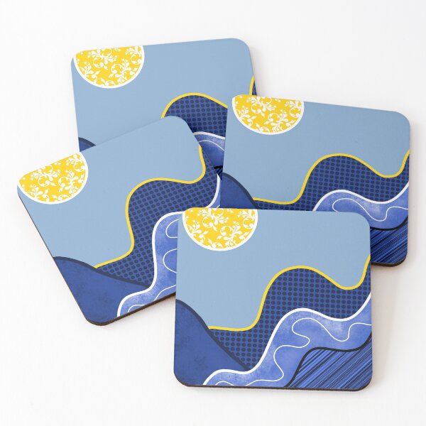 Item preview, Blue Digital Mountain Landscape designed and sold by Sartoris Art.