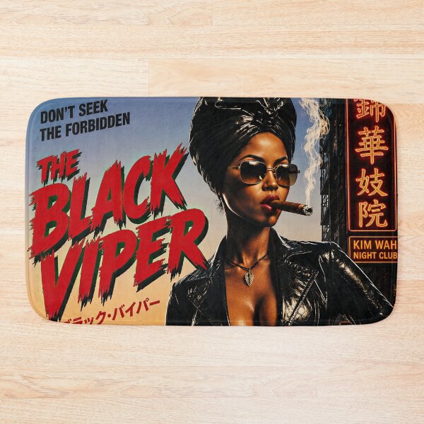 Item preview, The Black Viper – 70s Grindhouse Hong Kong Action Poster designed and sold by obstinator.