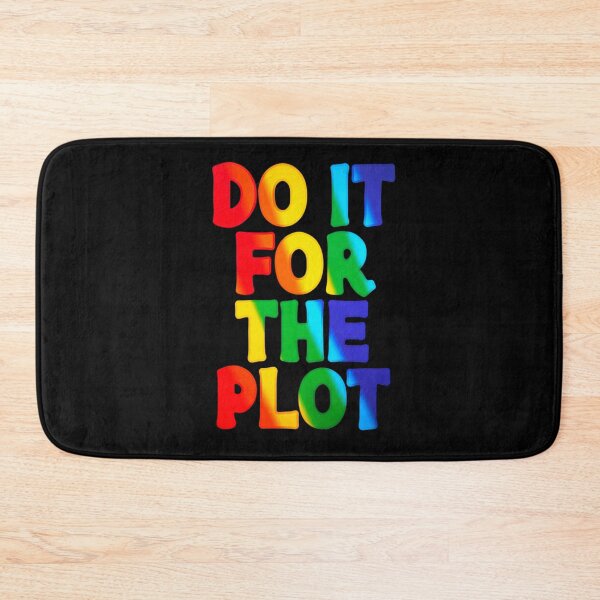 Item preview, Do It For The Plot Typography designed and sold by ExploreAura Studio.