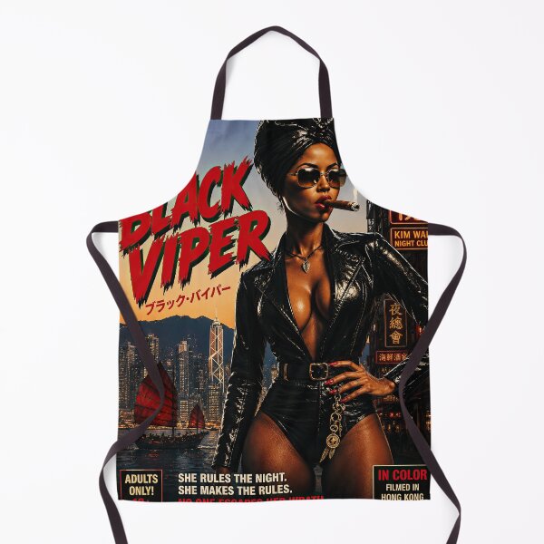 Item preview, The Black Viper – 70s Grindhouse Hong Kong Action Poster designed and sold by obstinator.