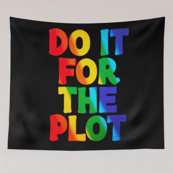 Item preview, Do It For The Plot Typography designed and sold by ExploreAura Studio.