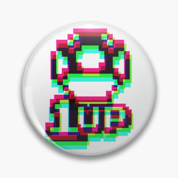 Item preview, 1up Mushroom Synthwave 3 designed and sold by animinimal.