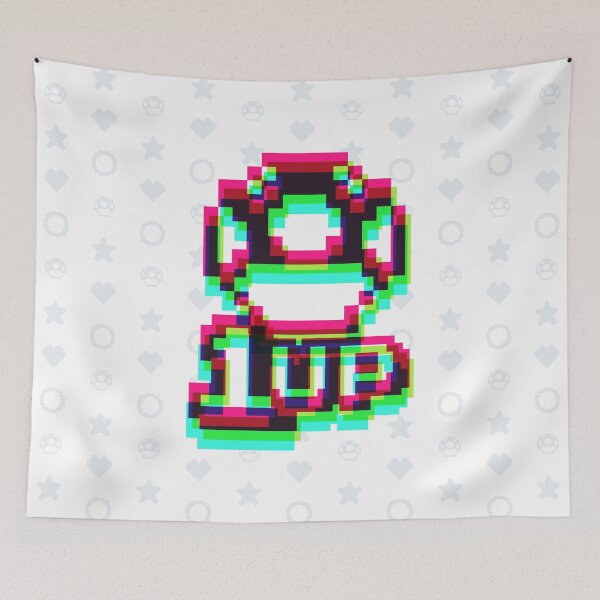Item preview, 1up Mushroom Synthwave 3 designed and sold by animinimal.