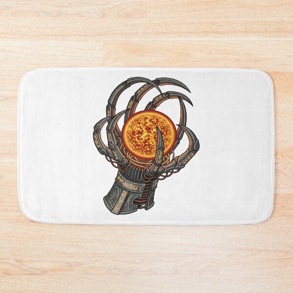 Item preview, Ancient Fantasy Gauntlet Holding Glowing Sun Orb designed and sold by Dzblack.