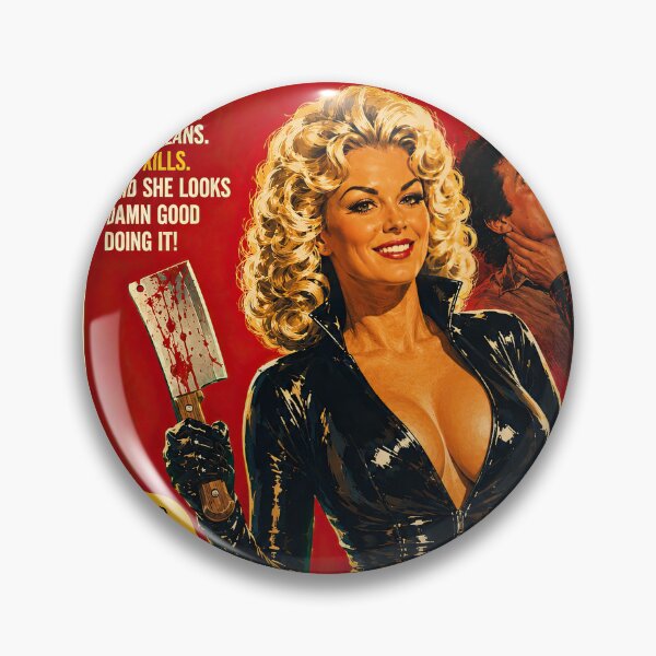 Item preview, Married to Mrs. Cleaver – Retro Grindhouse Dark Comedy Horror Poster designed and sold by obstinator.