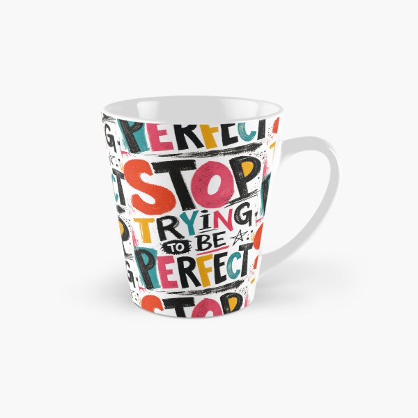 Item preview, Stop Trying to Be Perfect – Bold Retro Typography designed and sold by Jandedan.