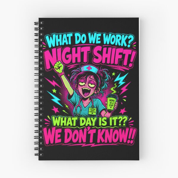 Item preview, Night Shift Nurse We Don’t Know What Day It Is designed and sold by Victor Shadehorn.