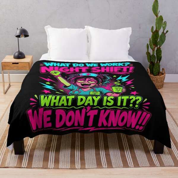 Item preview, Night Shift Nurse We Don’t Know What Day It Is designed and sold by Victor Shadehorn.