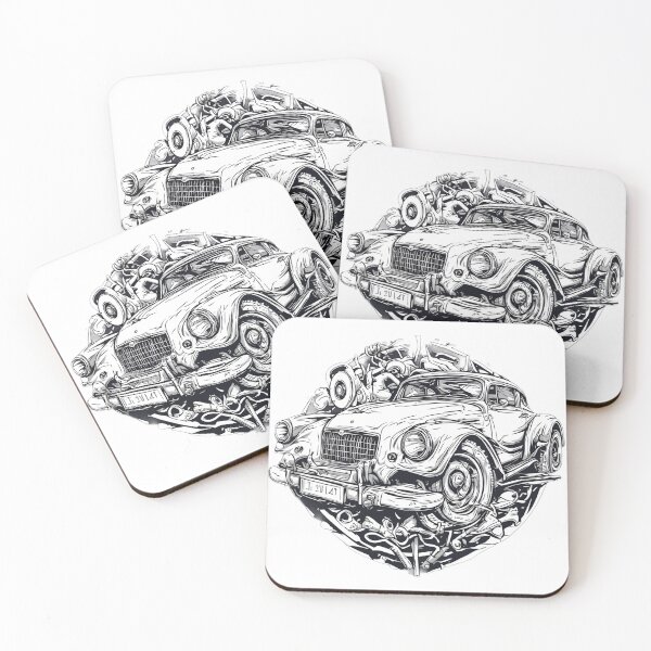 Item preview, Vintage Car Design designed and sold by ChanguitoDesigns.