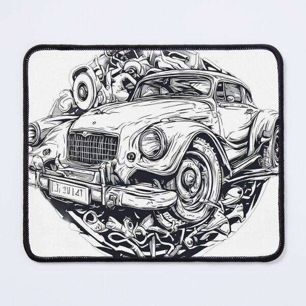 Item preview, Vintage Car Design designed and sold by ChanguitoDesigns.