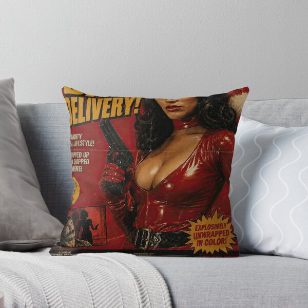Item preview, Bad Delivery! – Retro Grindhouse Christmas Action Poster designed and sold by obstinator.