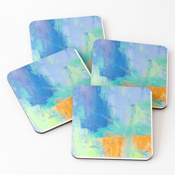 Item preview, blue and green abstract designed and sold by Tereza Pilar  Art.