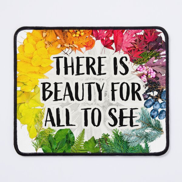 Item preview, There Is Beauty For All To See | Inspirational quote designed and sold by noob publishing.