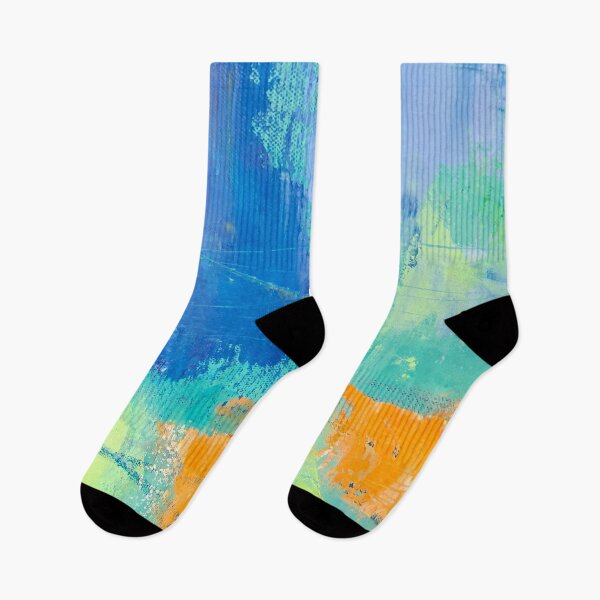 Item preview, blue and green abstract designed and sold by Tereza Pilar  Art.