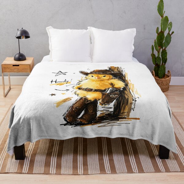 Item preview, Howdy! Cute Cowboy Chick with Pistol – Funny Hand-Drawn Art designed and sold by RamyGallery.