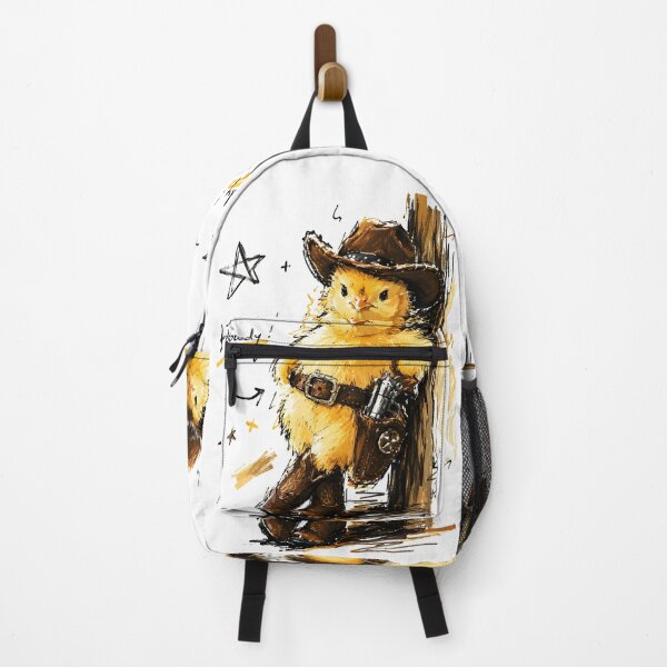 Item preview, Howdy! Cute Cowboy Chick with Pistol – Funny Hand-Drawn Art designed and sold by RamyGallery.