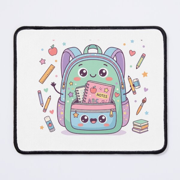 Item preview, Cute Kawaii Backpack Back To School Art designed and sold by abdelski.