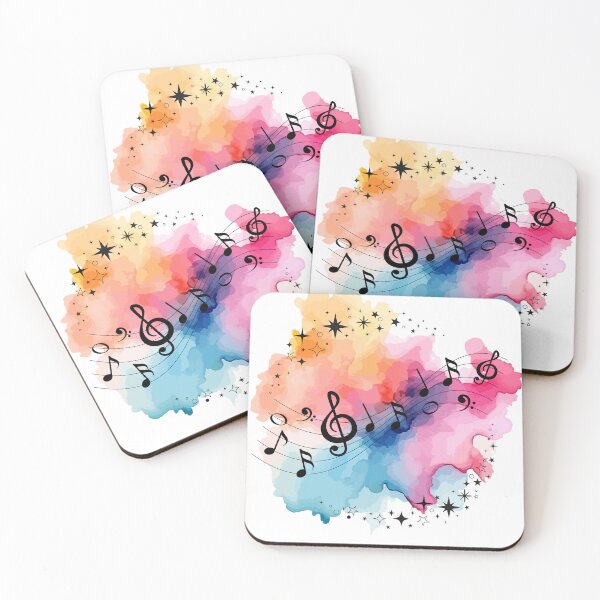 Item preview, Watercolor Music Notes designed and sold by El-maris.